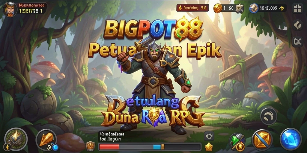 Screenshot BIGPOT88 menampilkan aksi seru dalam dunia RPG.