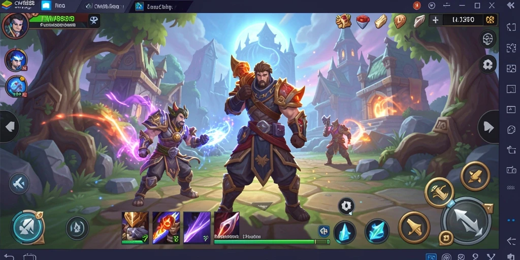 Screenshot gameplay CW8888 menampilkan pertarungan mendebarkan dan aksi yang seru.