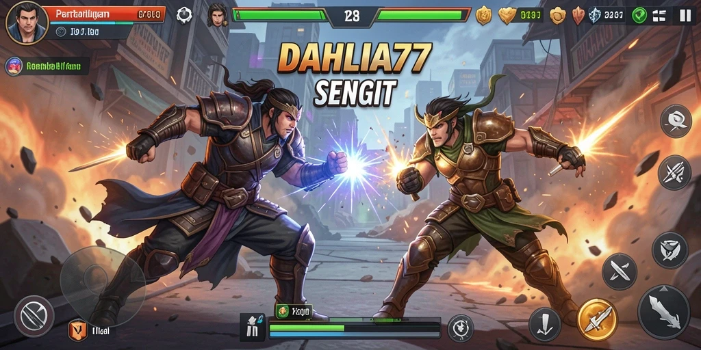 Gameplay seru DAHLIA77 dengan karakter Fighting yang menarik.