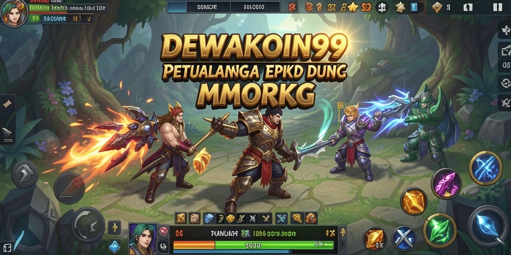 Gameplay epik dari DEWAKOIN99 yang menampilkan pertempuran seru di dunia MMORPG.