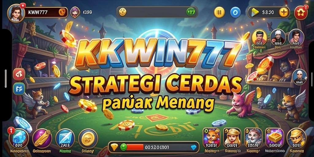 Tampilan gameplay dinamis dan seru dalam KKWIN777.