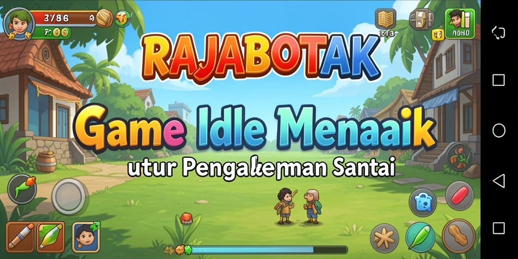 Tampilan gameplay RAJABOTAK yang menawan dan inovatif.