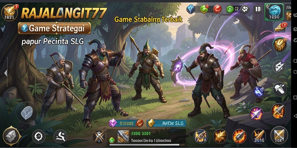 Screenshot gameplay RAJALANGIT77 menunjukkan aksi pertempuran strategis yang mendebarkan.
