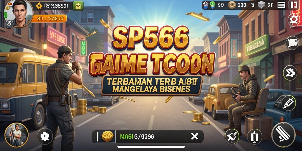 Screenshot menunjukkan pemain sedang mengelola perusahaan dalam SP666.